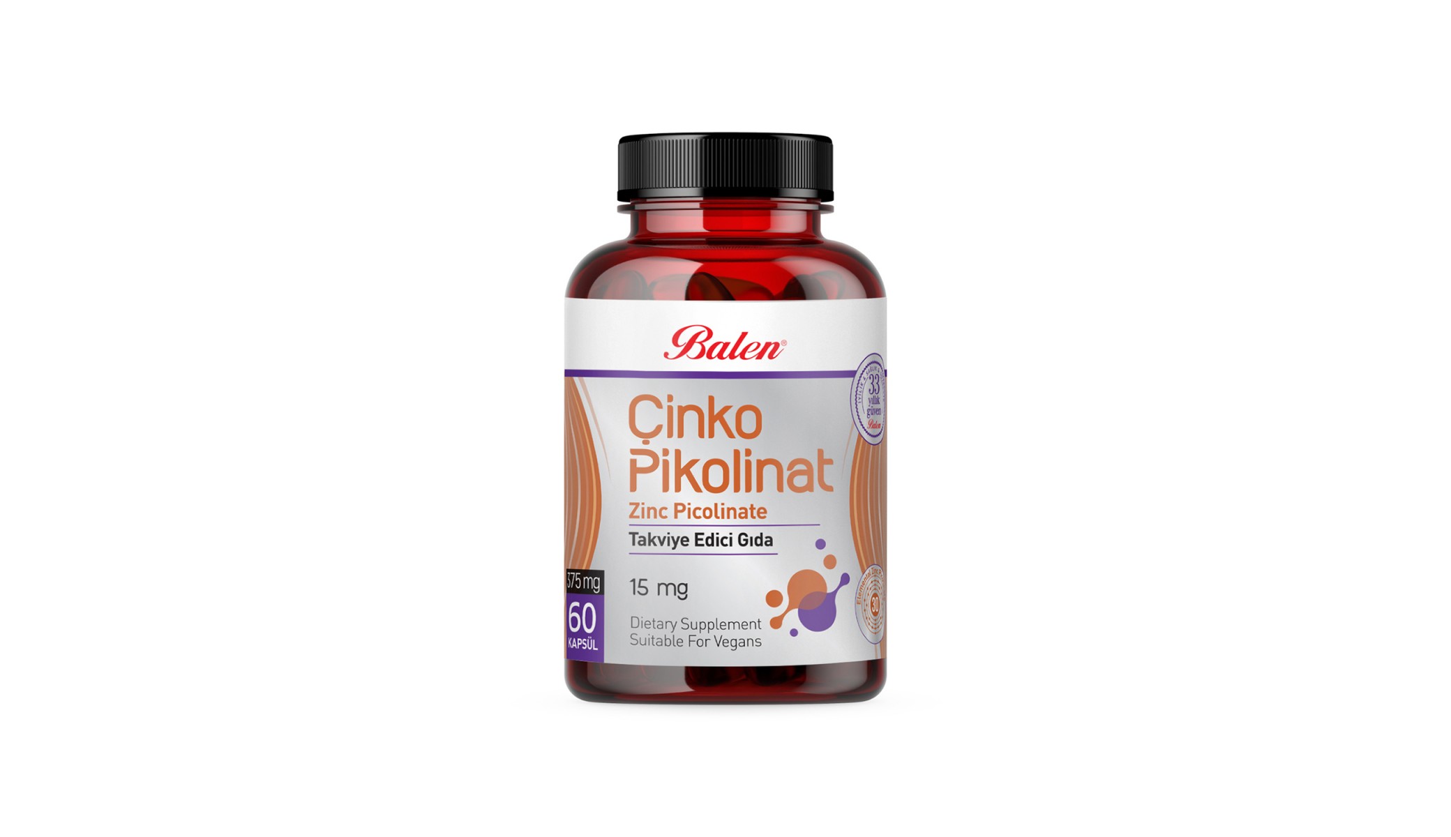ÇİNKO PİKOLİNAT 375 MG*60